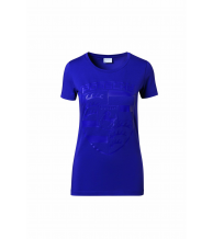 Krekls ar ģerboni, sieviešu, tumši zils