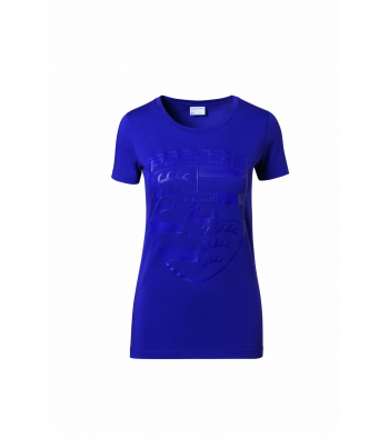 Krekls ar ģerboni, sieviešu, tumši zils