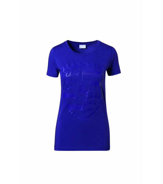 Krekls ar ģerboni, sieviešu, tumši zils