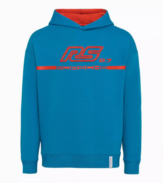 RS 2.7 kolekcija - vīriešu džemperis ar kapuci, zils