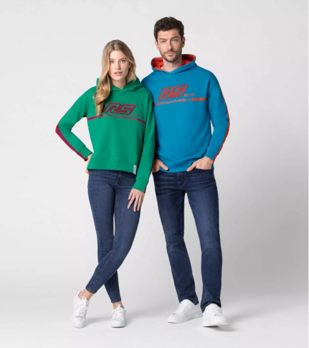 RS 2.7 kolekcija - vīriešu džemperis ar kapuci, zils