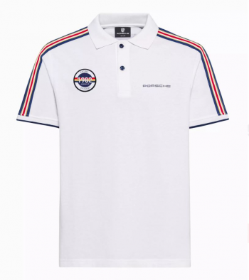 RS 2.7 kolekcija - vīriešu polo krekls "Racing", balts