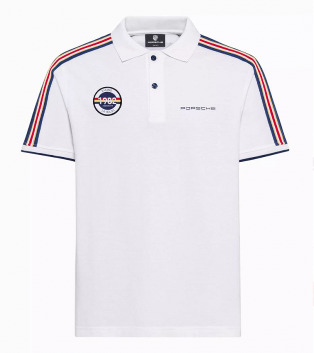 RS 2.7 kolekcija - vīriešu polo krekls "Racing", balts