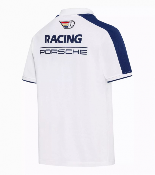 RS 2.7 kolekcija - vīriešu polo krekls "Racing", balts