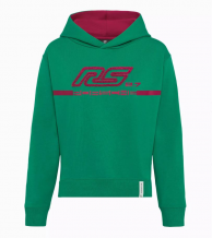 RS 2.7 kolekcija - sieviešu džemperis ar kapuci, zaļš