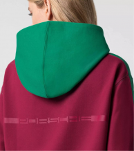 RS 2.7 kolekcija - sieviešu džemperis ar kapuci, zaļš