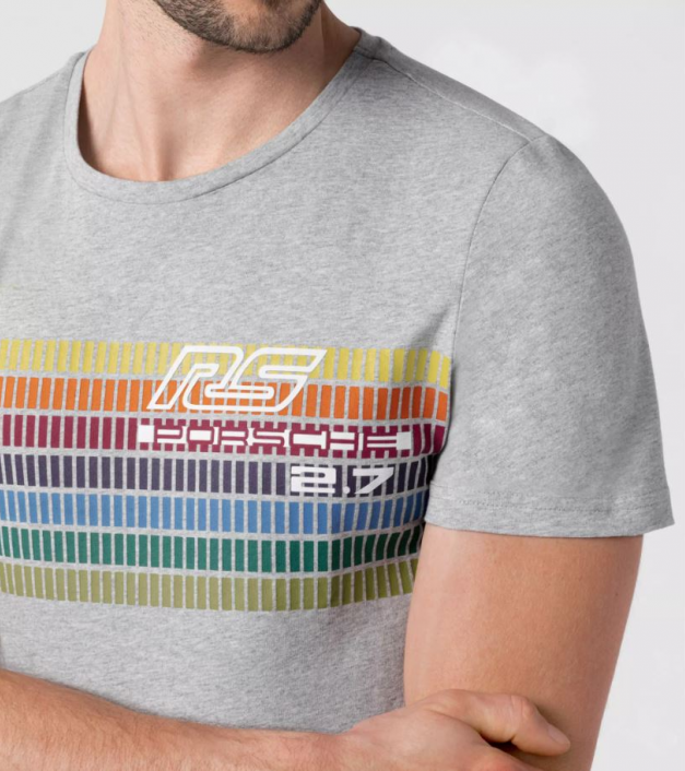 RS 2.7 kolekcija - vīriešu t-krekls, pelēks