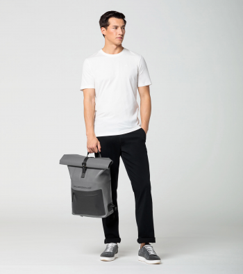 Active 2.0, Rolltop Mugursoma, grey, ūdensnoturīga.