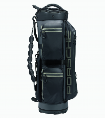 Golf cart bag, melna, pelēka.