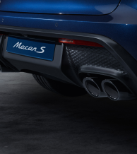 Sporta izpūtēja uzgaļi, melni  Macan