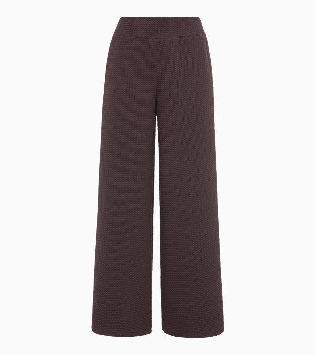 Teksturētas sporta bikses sievietēm, tumši violetā krāsā