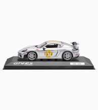 718 Cayman GT4 RS PLA 982, silver, black, 1:43