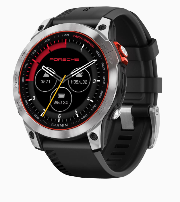 Porsche x Garmin Epix 2 viedais pulkstenis
